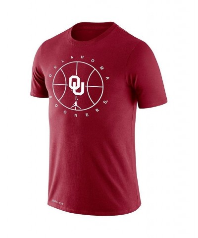 Men's Brand Crimson Oklahoma Sooners Basketball Icon Legend Performance T-shirt $23.00 T-Shirts