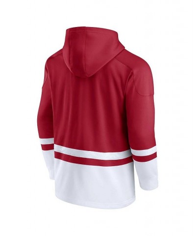 Men's Branded Crimson Indiana Hoosiers First Battle Pullover Hoodie $32.25 Sweatshirt