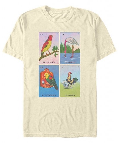 Men's Loteria Birds Short Sleeve T-shirt Ivory/Cream $16.80 T-Shirts