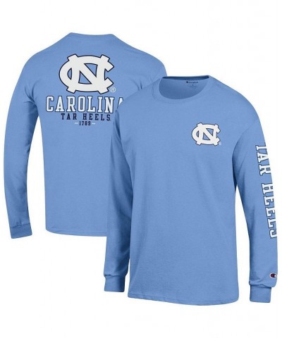 Men's Carolina Blue North Carolina Tar Heels Team Stack Long Sleeve T-shirt $22.50 T-Shirts