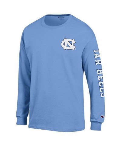 Men's Carolina Blue North Carolina Tar Heels Team Stack Long Sleeve T-shirt $22.50 T-Shirts