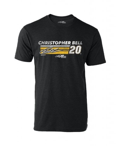 Men's Heather Charcoal Christopher Bell Hot Lap T-shirt $17.15 T-Shirts