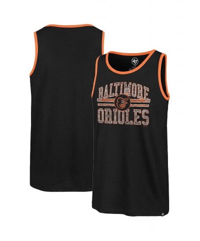 Men's Black Baltimore Orioles Winger Franklin Tank Top $26.39 T-Shirts