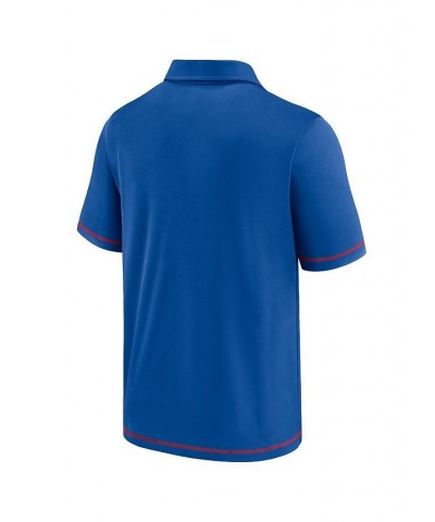 Men's Royal Chicago Cubs Primary Team Logo Polo Shirt $27.30 Polo Shirts