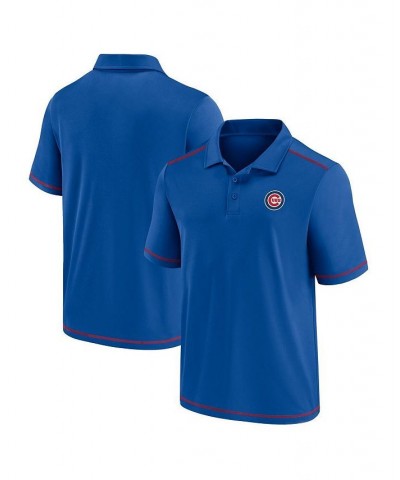 Men's Royal Chicago Cubs Primary Team Logo Polo Shirt $27.30 Polo Shirts