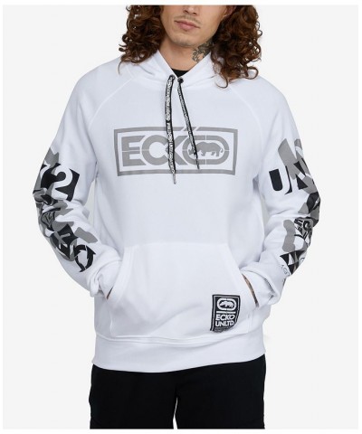 Men's Big and Tall Frontlines Hoodie White $35.20 Sweatshirt