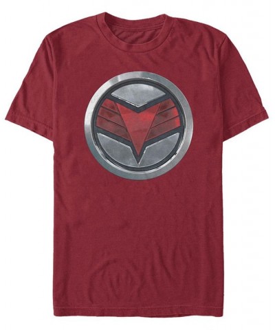 Men's Falcon Logo Short Sleeve Crew T-shirt Red $18.54 T-Shirts