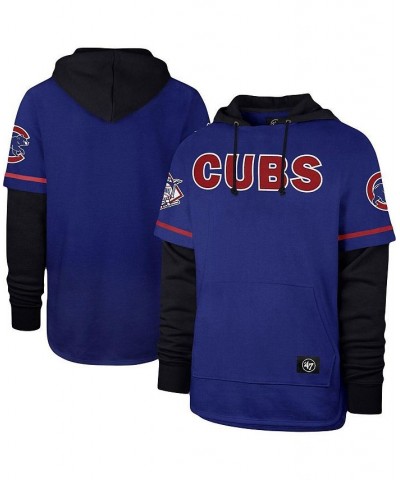 Men's Royal Chicago Cubs Trifecta Shortstop Pullover Hoodie $52.00 Sweatshirt