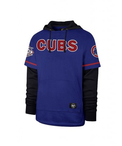 Men's Royal Chicago Cubs Trifecta Shortstop Pullover Hoodie $52.00 Sweatshirt