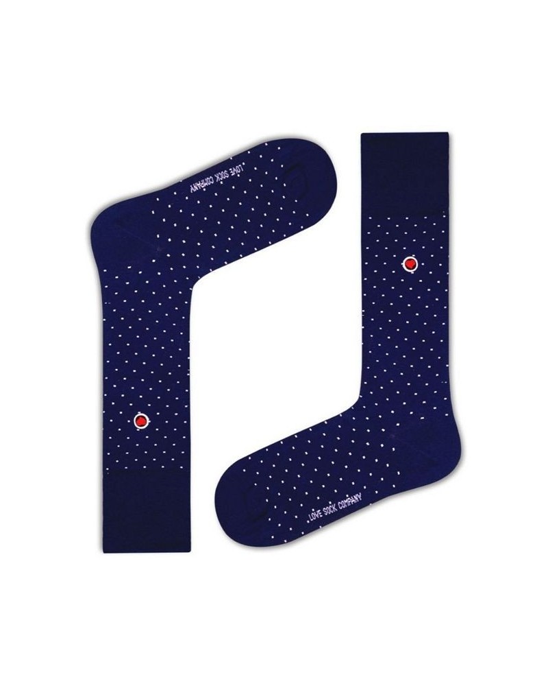 Men's Dress Socks - Biz Dots Blue $8.80 Socks