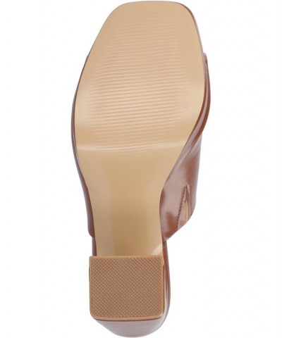 Women's Ezzlynn Platform Sandal Brown $50.99 Shoes