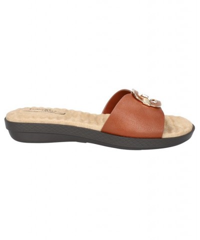 Women's Sunshine Comfort Slide Sandals PD03 $27.95 Shoes