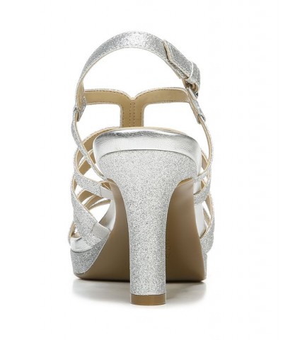 Baylor Strappy Sandals Silver $54.45 Shoes