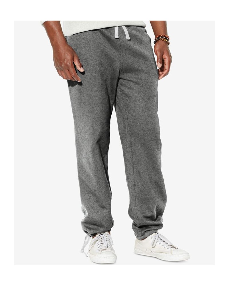 Men's Cotton-Blend-Fleece Pants Grey $64.80 Pants