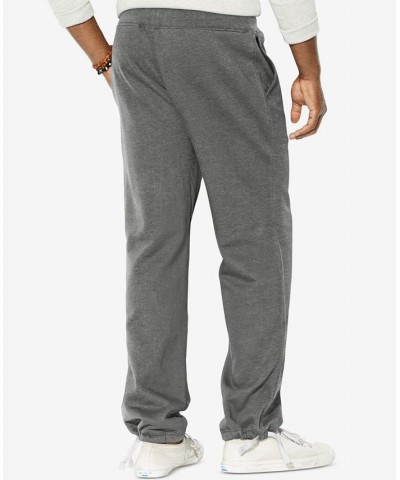 Men's Cotton-Blend-Fleece Pants Grey $64.80 Pants