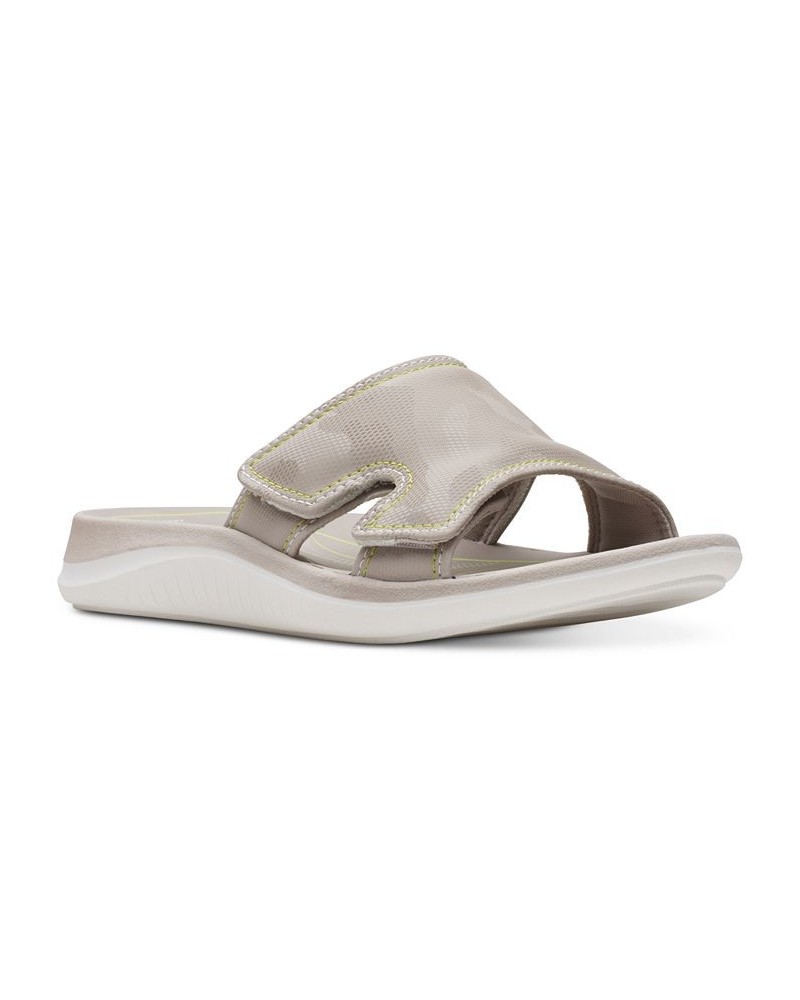 Women's Cloudsteppers Glide Bay Slip-On Sandals Tan/Beige $31.20 Shoes