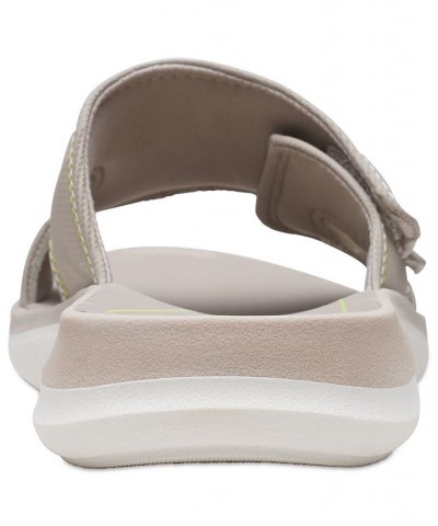 Women's Cloudsteppers Glide Bay Slip-On Sandals Tan/Beige $31.20 Shoes