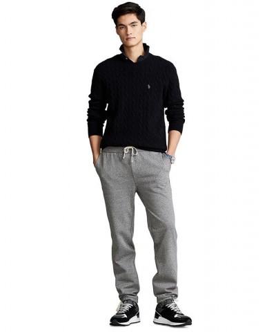 Men's Cotton-Blend-Fleece Pants Grey $64.80 Pants