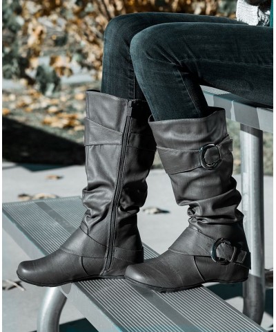 Women's Paris Boot Black $33.00 Shoes