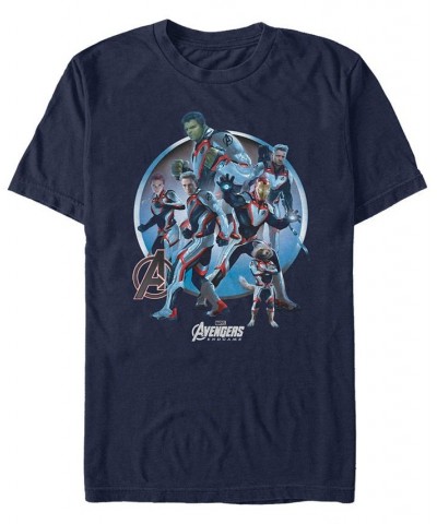 Marvel Men's Avengers Endgame New Suits Unite Short Sleeve T-Shirt Blue $18.19 T-Shirts