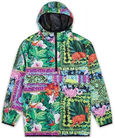 Men's Big and Tall Botanics Anorak Hooded Jacket Multi $31.74 Jackets