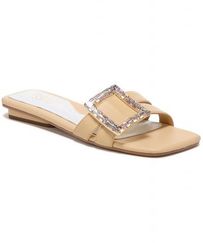 Nalani Slide Sandals Tan/Beige $47.60 Shoes