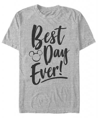 Men's Best Day Short Sleeve T-Shirt Gray $15.40 T-Shirts