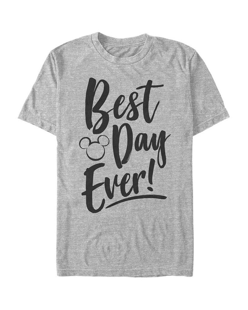 Men's Best Day Short Sleeve T-Shirt Gray $15.40 T-Shirts