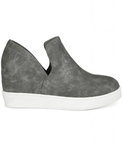 Women's Cardi Wedge Sneakers White $49.39 Shoes