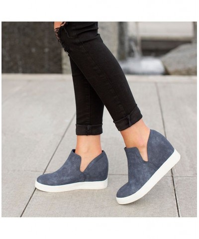 Women's Cardi Wedge Sneakers White $49.39 Shoes