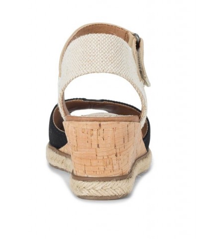 Women's Odetta Peep-Toe Wedge Espadrille Sandals PD03 $38.25 Shoes