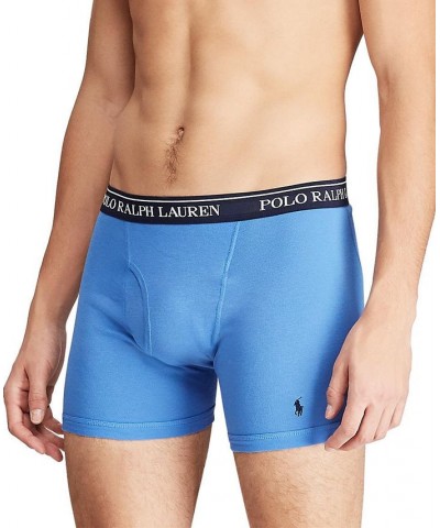 Men's Classic Cotton Boxer Briefs, 5-Pack Andover / Aerial Blue / Rugby Royal / Rl2000 Red / Cruise Navy $32.78 Underwear