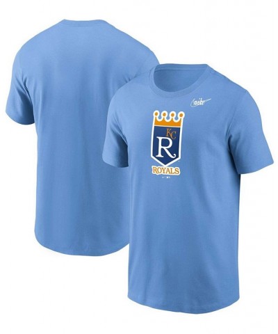 Men's Light Blue Kansas City Royals Cooperstown Collection Logo T-shirt $26.54 T-Shirts