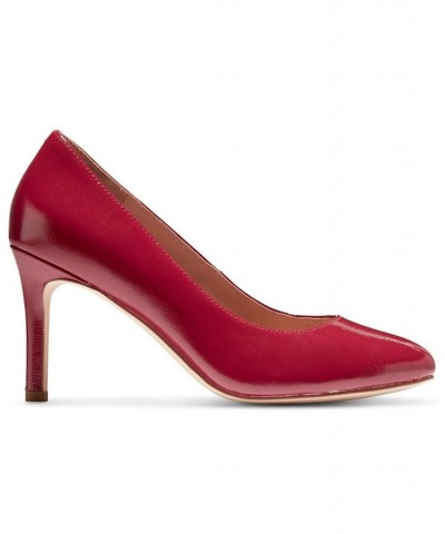 Women's Gabbie Slip-On Pumps Red $68.00 Shoes