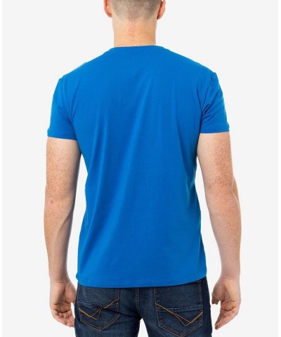 Men's Basic Henley Neck Short Sleeve T-shirt PD09 $17.39 T-Shirts