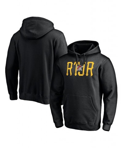 Men's Branded Black Pittsburgh Pirates Hometown Raise the Jolly Roger Pullover Hoodie $33.60 Sweatshirt