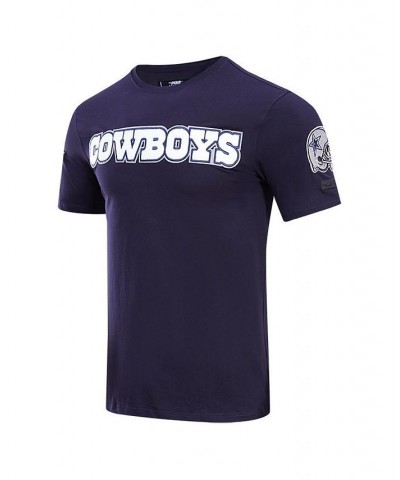 Men's Navy Dallas Cowboys Classic Chenille T-shirt $22.56 T-Shirts