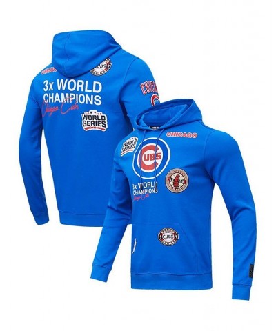 Men's Royal Chicago Cubs Championship Pullover Hoodie $51.80 Sweatshirt