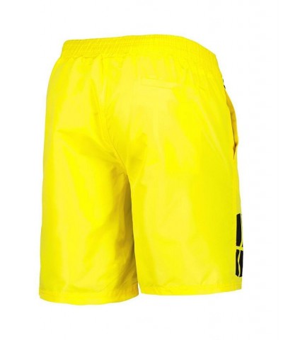 Men's Gold Utah Jazz Sea Wind Swim Trunks $28.60 Swimsuits