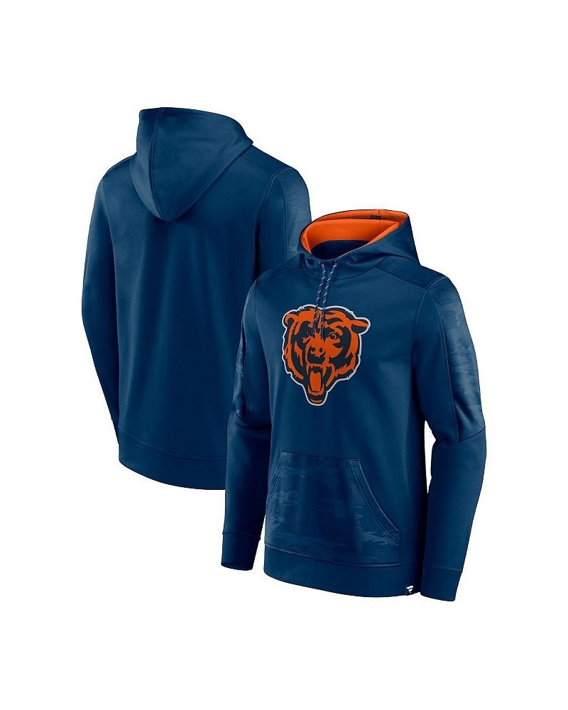 Men's Branded Navy Chicago Bears On The Ball Pullover Hoodie $32.80 Sweatshirt