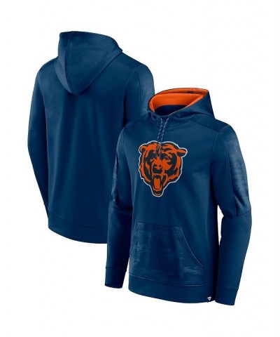 Men's Branded Navy Chicago Bears On The Ball Pullover Hoodie $32.80 Sweatshirt