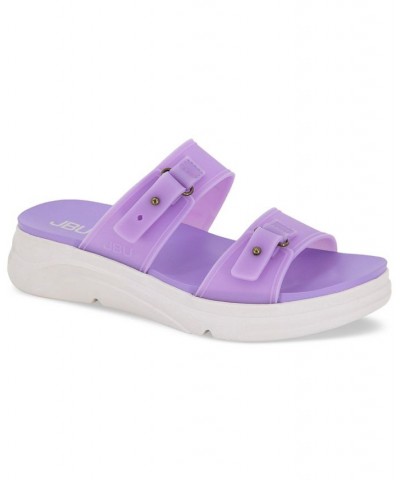 Fenton Water-Ready Sport Slide Sandals Purple $47.17 Shoes