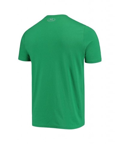 Men's Kelly Green Notre Dame Fighting Irish Mascot Logo Performance Cotton T-shirt $26.09 T-Shirts