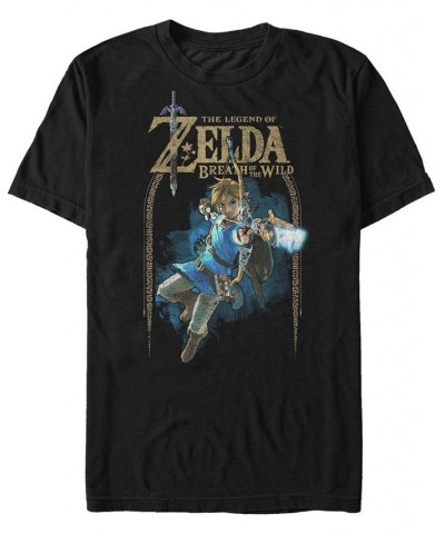 Nintendo Men's Legend of Zelda Bow And Arrow Short Sleeve T-Shirt Black $19.94 T-Shirts