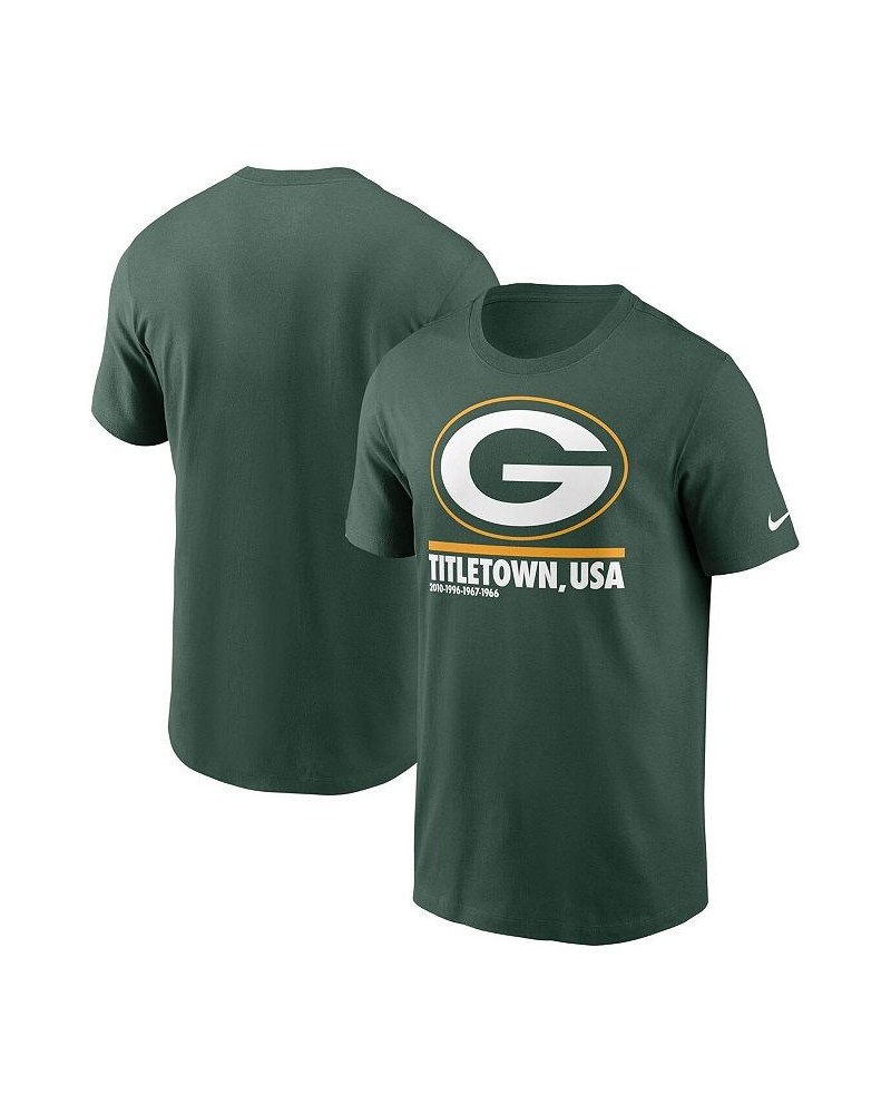 Men's Green Green Bay Packers Hometown Collection Title Town T-shirt $16.00 T-Shirts