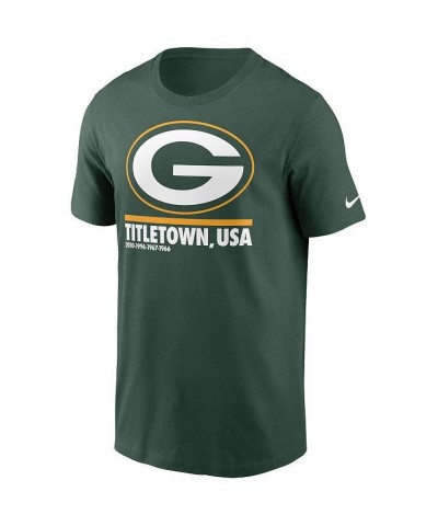 Men's Green Green Bay Packers Hometown Collection Title Town T-shirt $16.00 T-Shirts