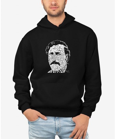 Men's Word Art Pablo Escobar Hooded Sweatshirt Black $25.20 Sweatshirt