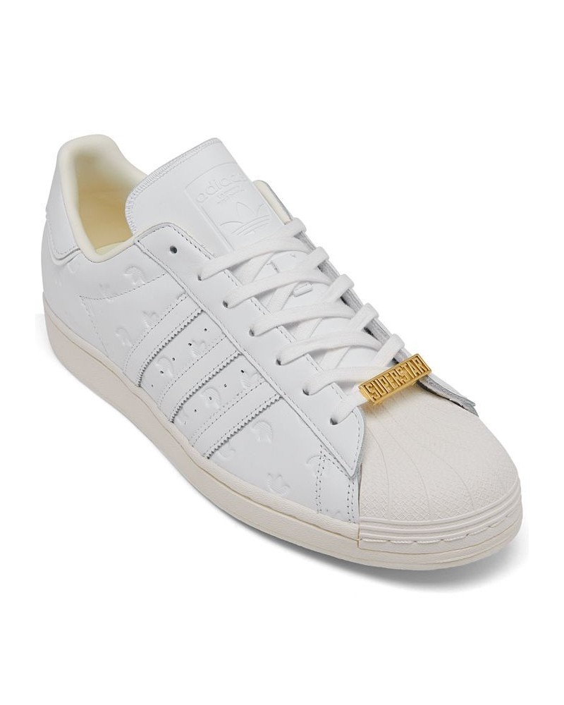 adidas Men's Originals Superstar Casual Sneakers White $40.00 Shoes