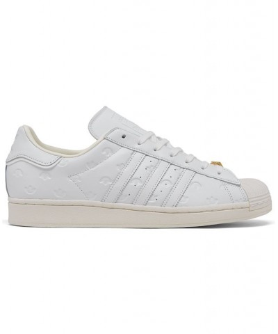 adidas Men's Originals Superstar Casual Sneakers White $40.00 Shoes