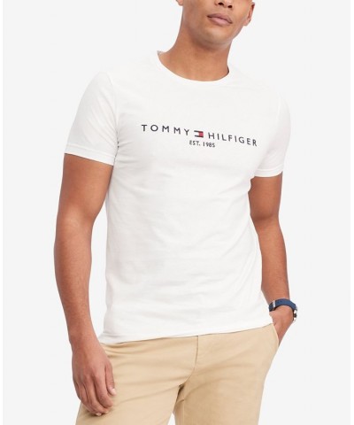 Men's Embroidered Logo Short-Sleeve Crewneck T-Shirt White $23.84 T-Shirts